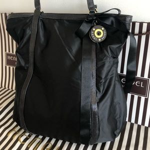 SOLD Henri Bendel nylon tote